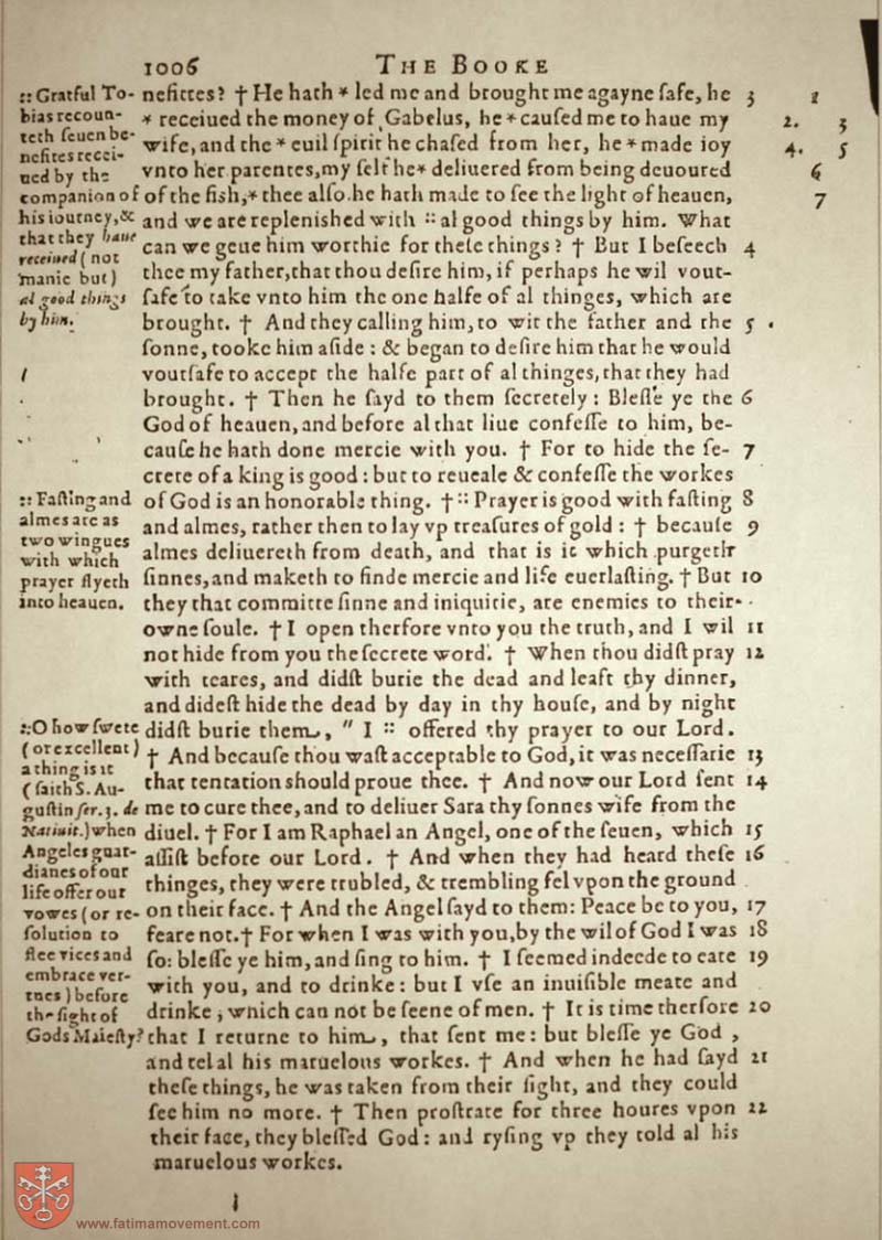 Original Douay Rheims Catholic Bible scan 1026