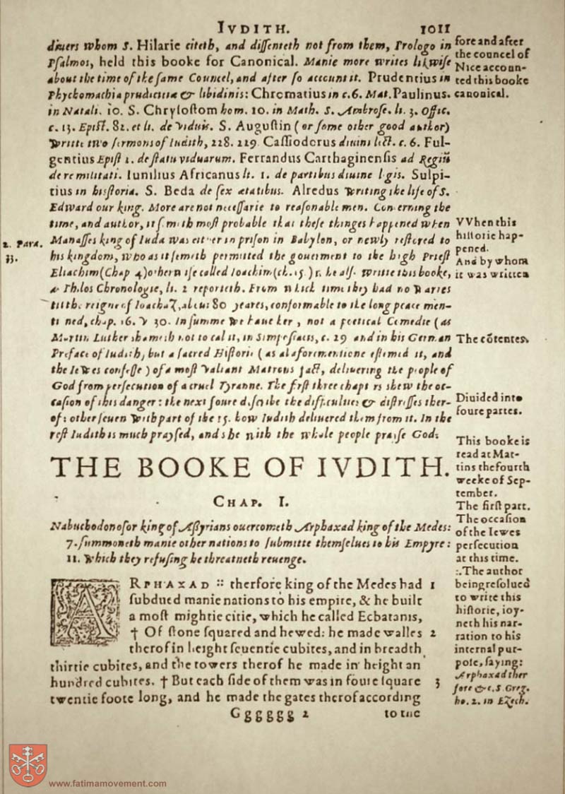 Original Douay Rheims Catholic Bible scan 1031