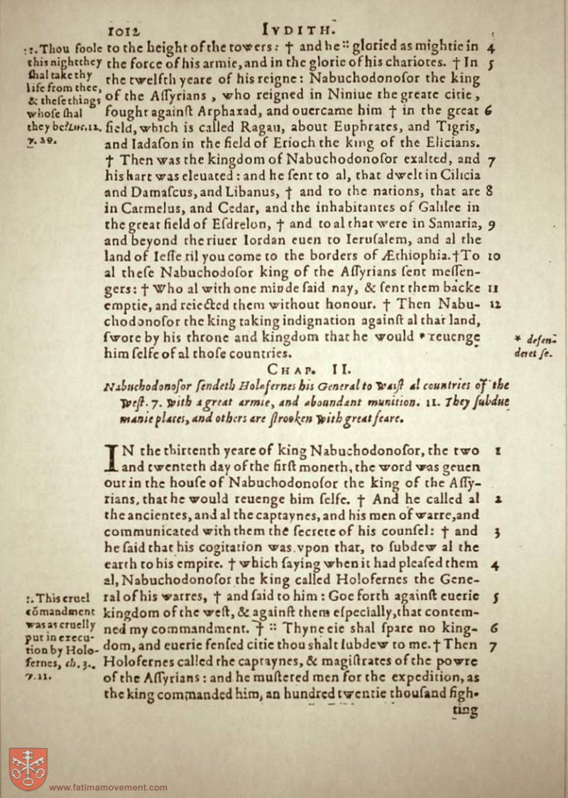 Original Douay Rheims Catholic Bible scan 1032