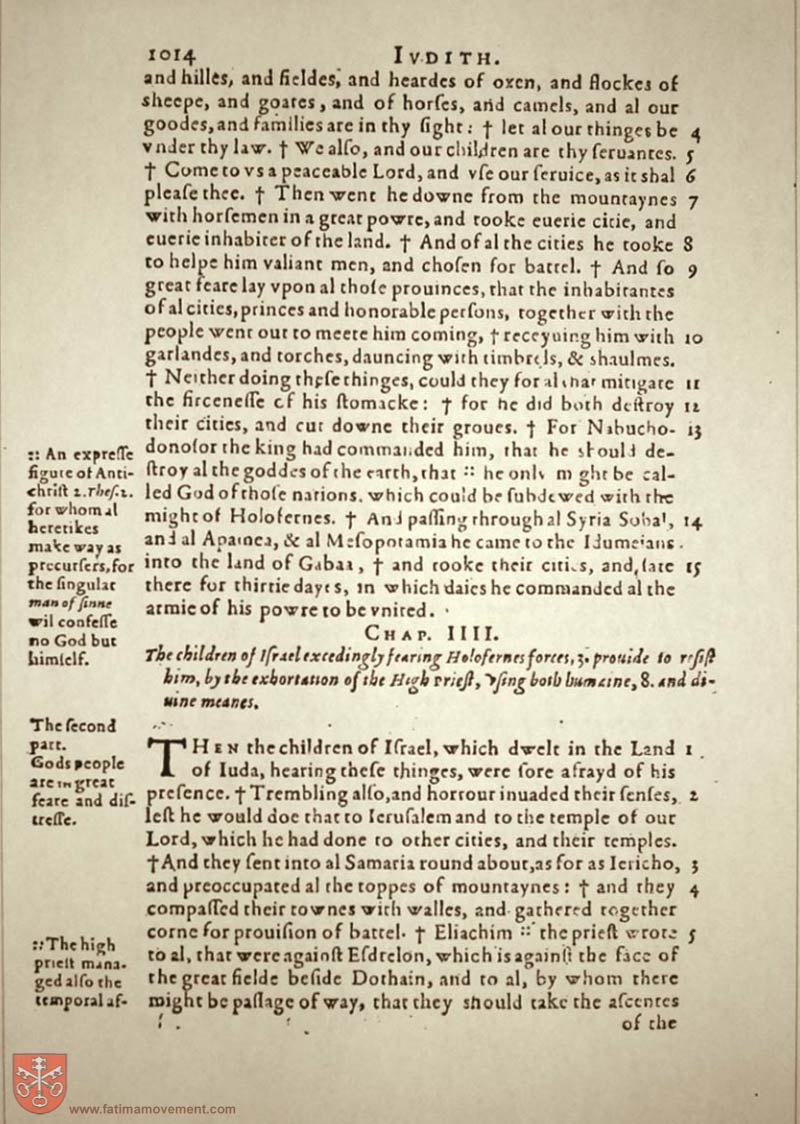 Original Douay Rheims Catholic Bible scan 1034