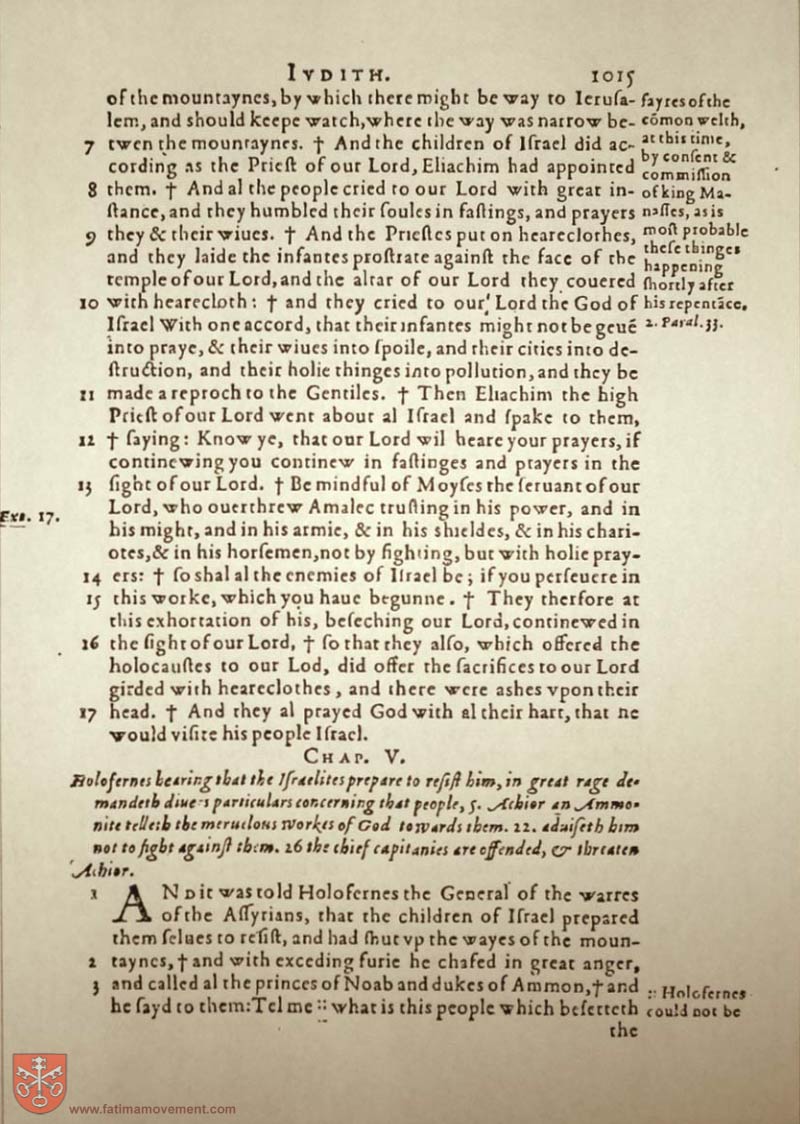 Original Douay Rheims Catholic Bible scan 1035