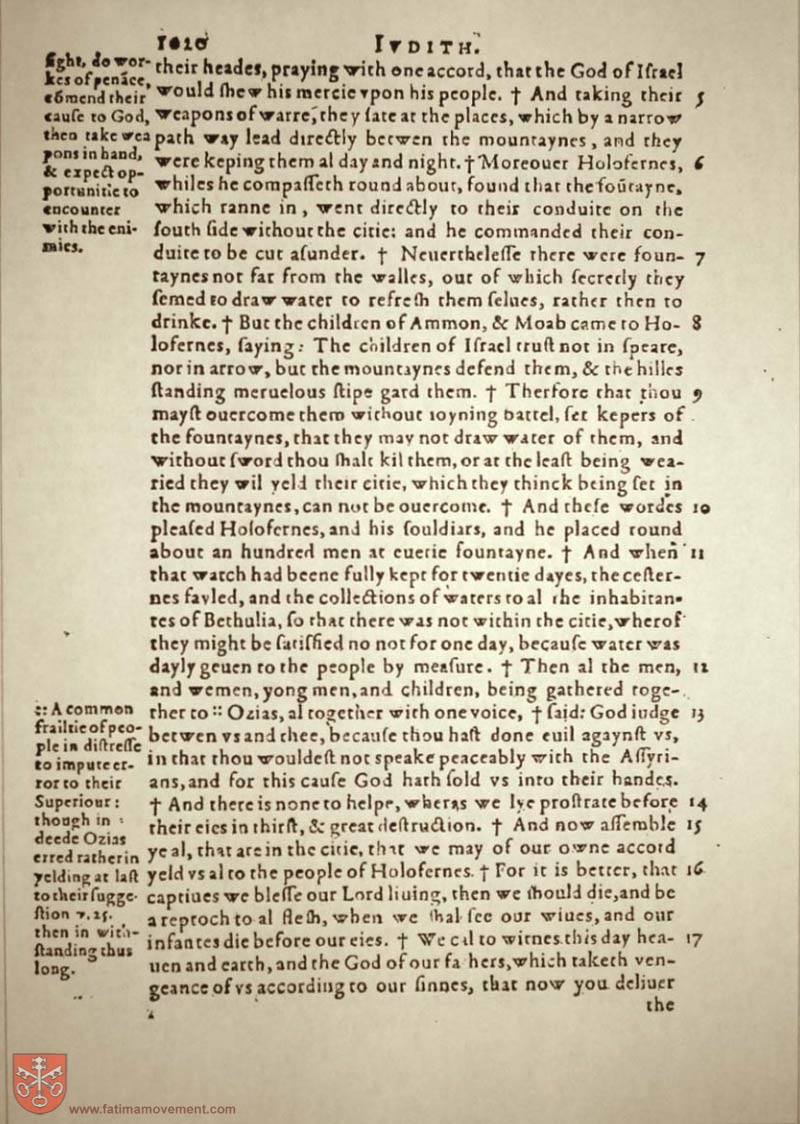 Original Douay Rheims Catholic Bible scan 1040
