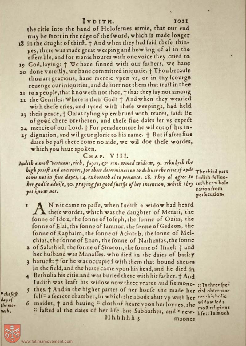 Original Douay Rheims Catholic Bible scan 1041