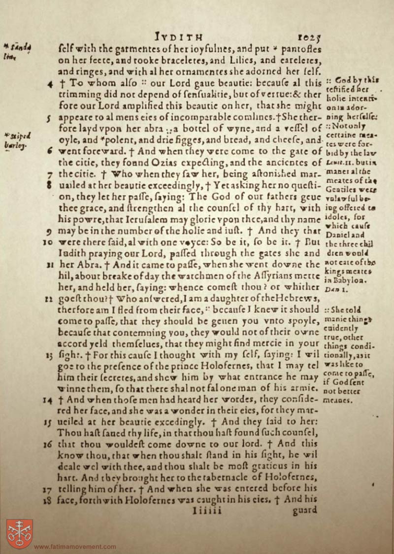 Original Douay Rheims Catholic Bible scan 1045