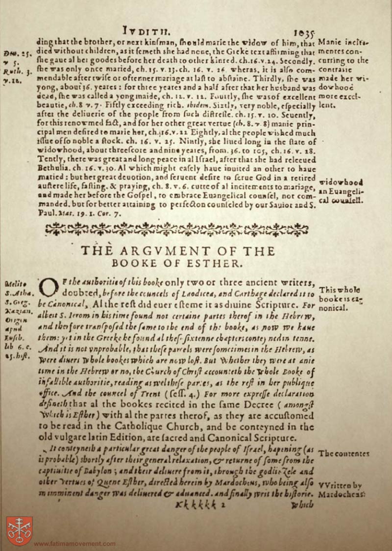 Original Douay Rheims Catholic Bible scan 1055