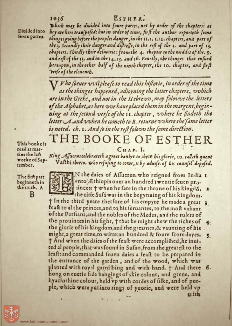 Original Douay Rheims Catholic Bible scan 1056