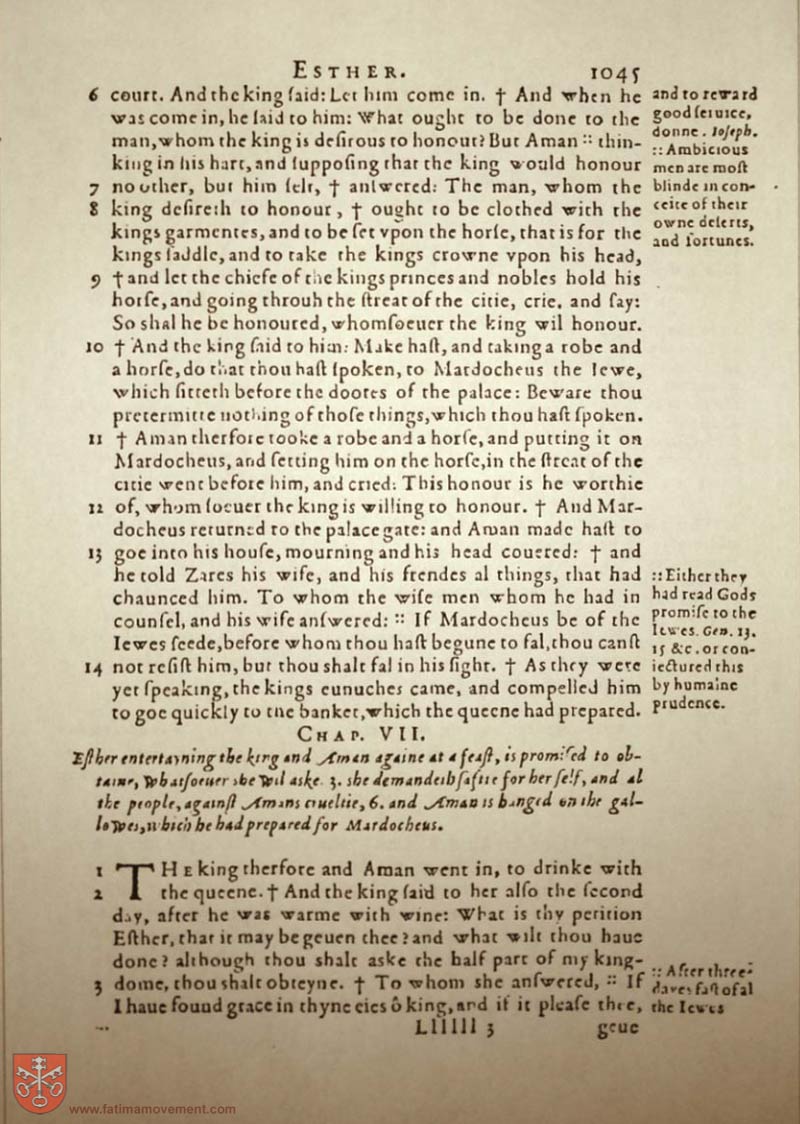 Original Douay Rheims Catholic Bible scan 1065