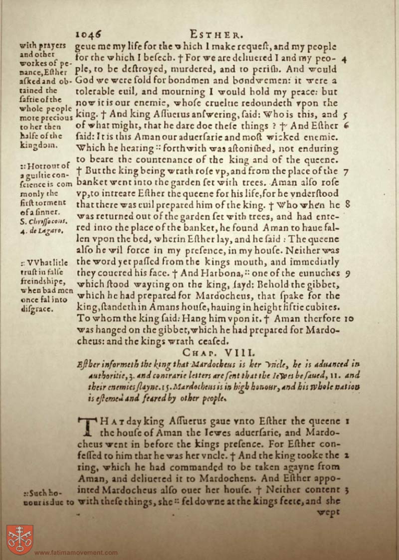 Original Douay Rheims Catholic Bible scan 1066