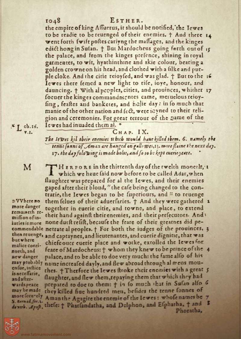 Original Douay Rheims Catholic Bible scan 1068