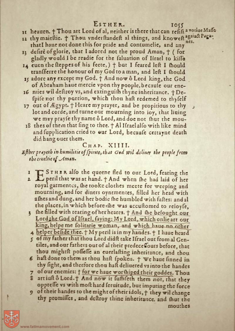 Original Douay Rheims Catholic Bible scan 1075