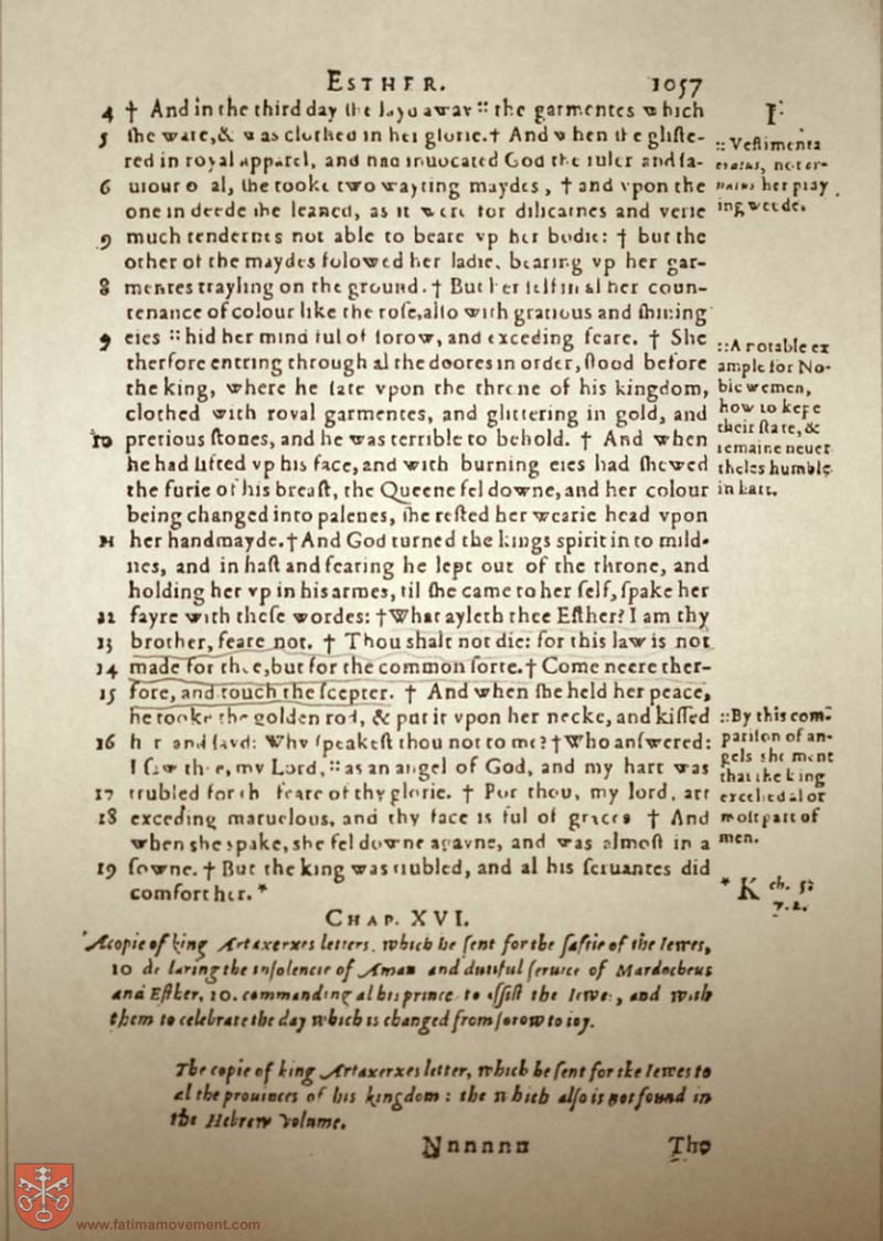 Original Douay Rheims Catholic Bible scan 1077