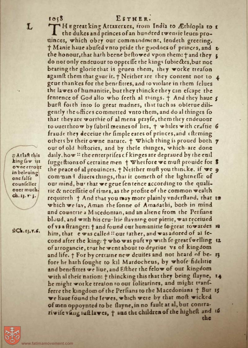 Original Douay Rheims Catholic Bible scan 1078