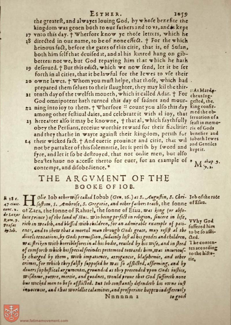 Original Douay Rheims Catholic Bible scan 1079