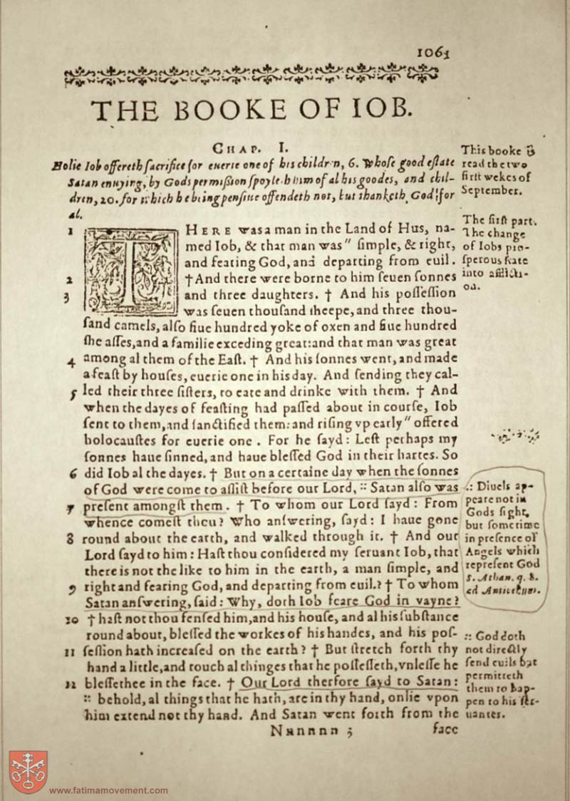 Original Douay Rheims Catholic Bible scan 1081