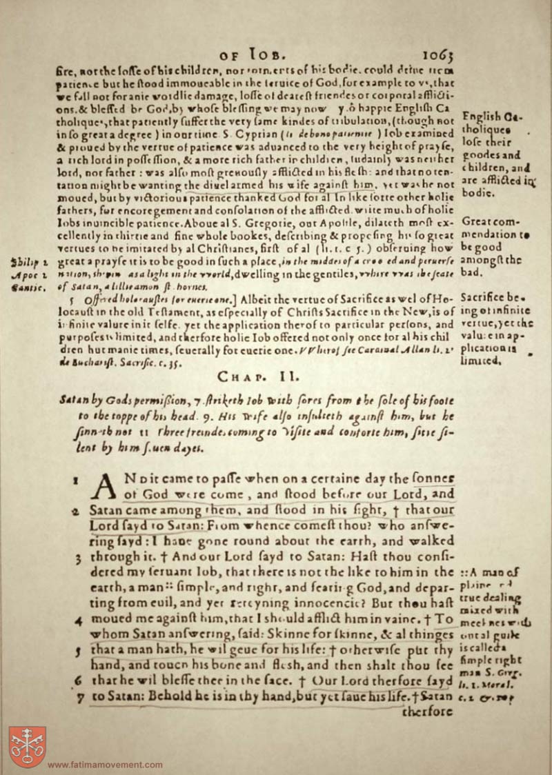 Original Douay Rheims Catholic Bible scan 1083