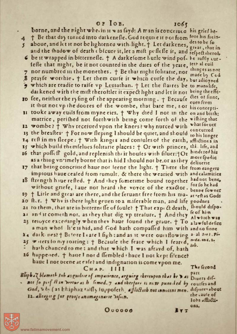 Original Douay Rheims Catholic Bible scan 1085
