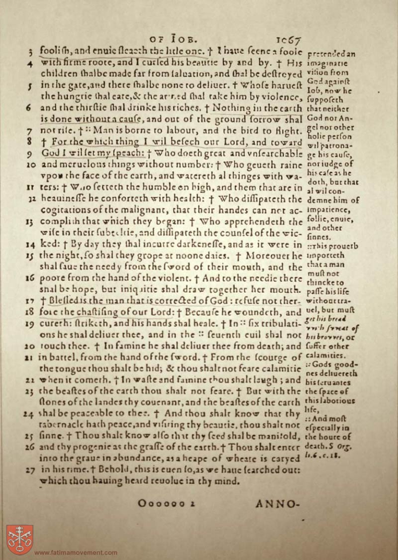 Original Douay Rheims Catholic Bible scan 1087