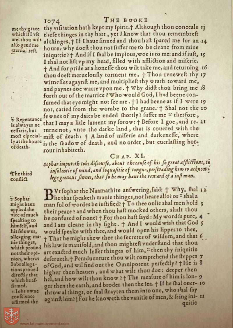 Original Douay Rheims Catholic Bible scan 1094