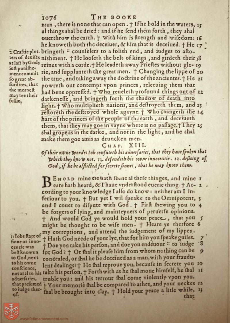 Original Douay Rheims Catholic Bible scan 1096