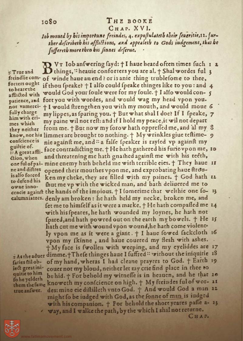 Original Douay-Rheims Catholic Bible scan 1100