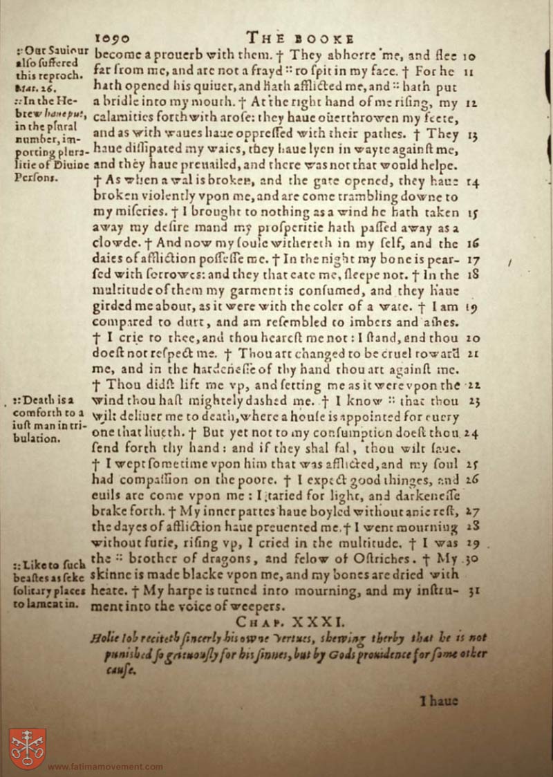 Original Douay Rheims Catholic Bible scan 1114