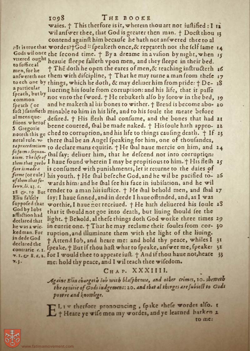 Original Douay Rheims Catholic Bible scan 1118