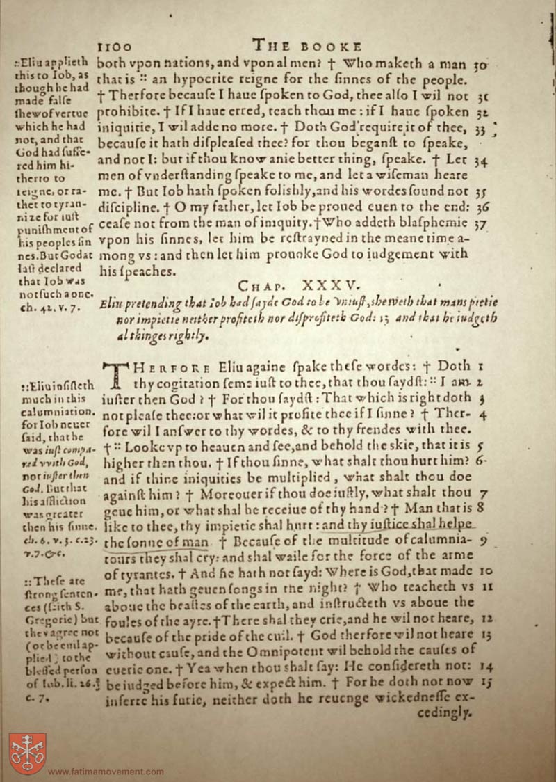 Original Douay Rheims Catholic Bible scan 1120