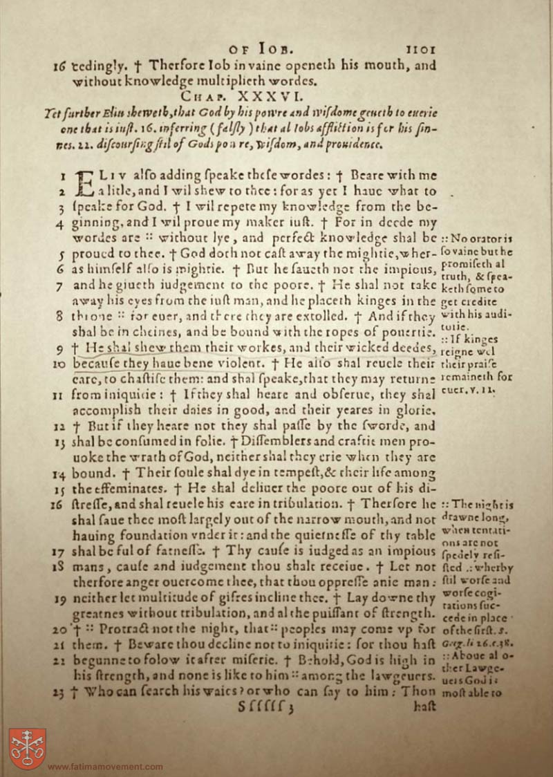 Original Douay Rheims Catholic Bible scan 1121