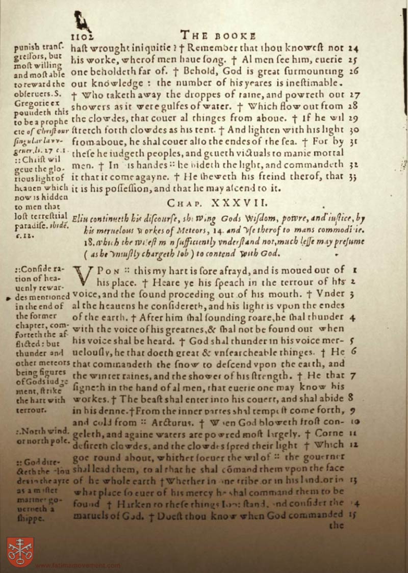 Original Douay Rheims Catholic Bible scan 1122