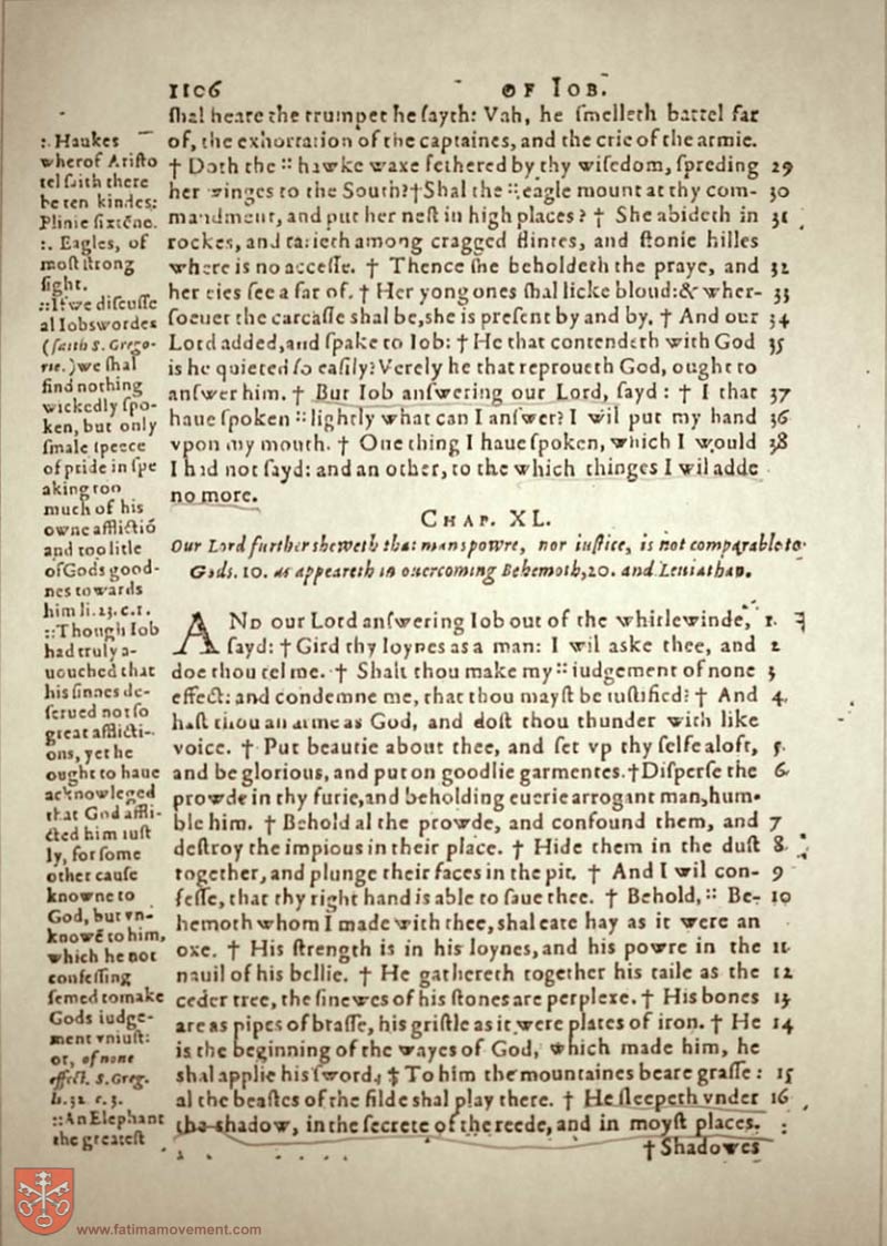 Original Douay Rheims Catholic Bible scan 1124