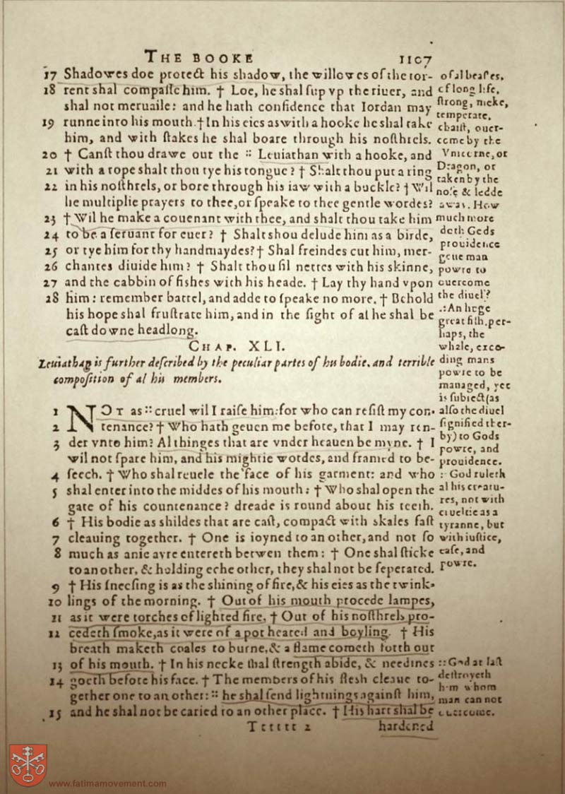 Original Douay Rheims Catholic Bible scan 1125