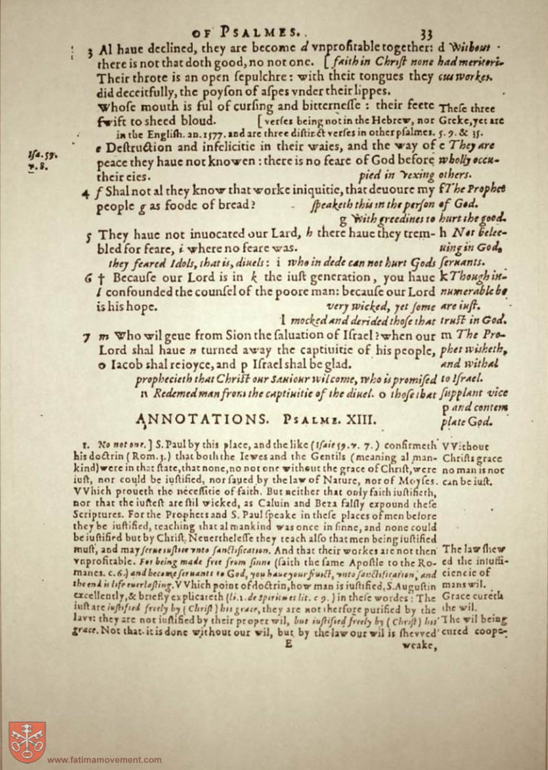 Original Douay Rheims Catholic Bible scan 1168