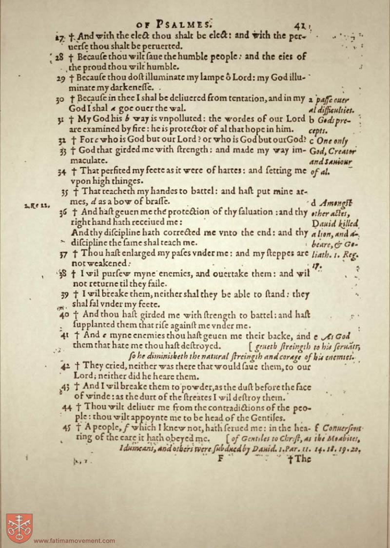 Original Douay Rheims Catholic Bible scan 1176