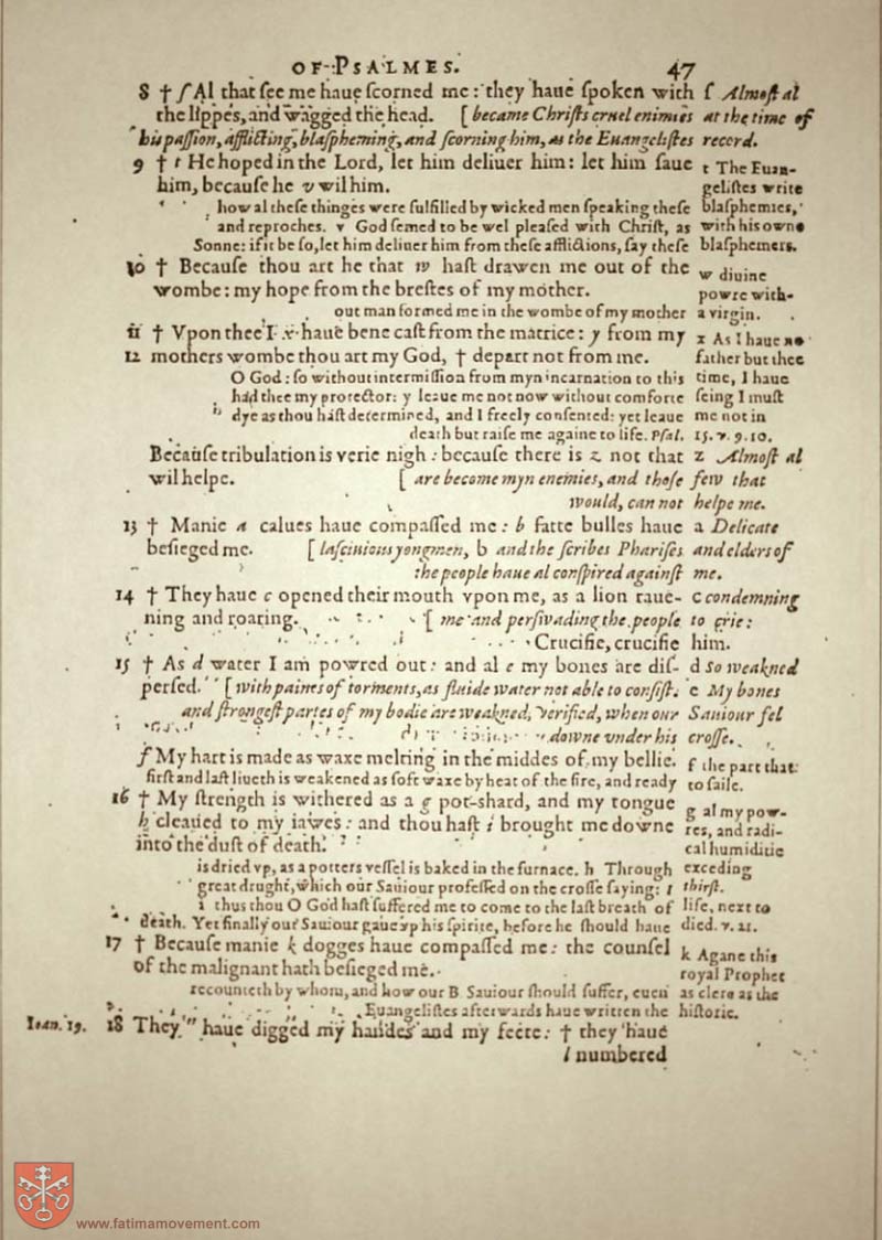 Original Douay Rheims Catholic Bible scan 1182