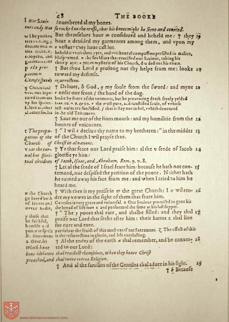 Original Douay Rheims Catholic Bible scan 1183