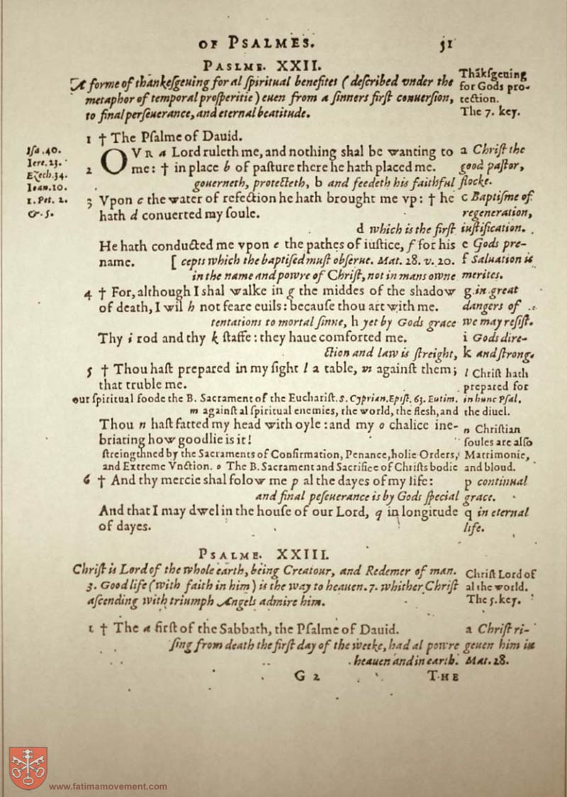 Original Douay Rheims Catholic Bible scan 1186
