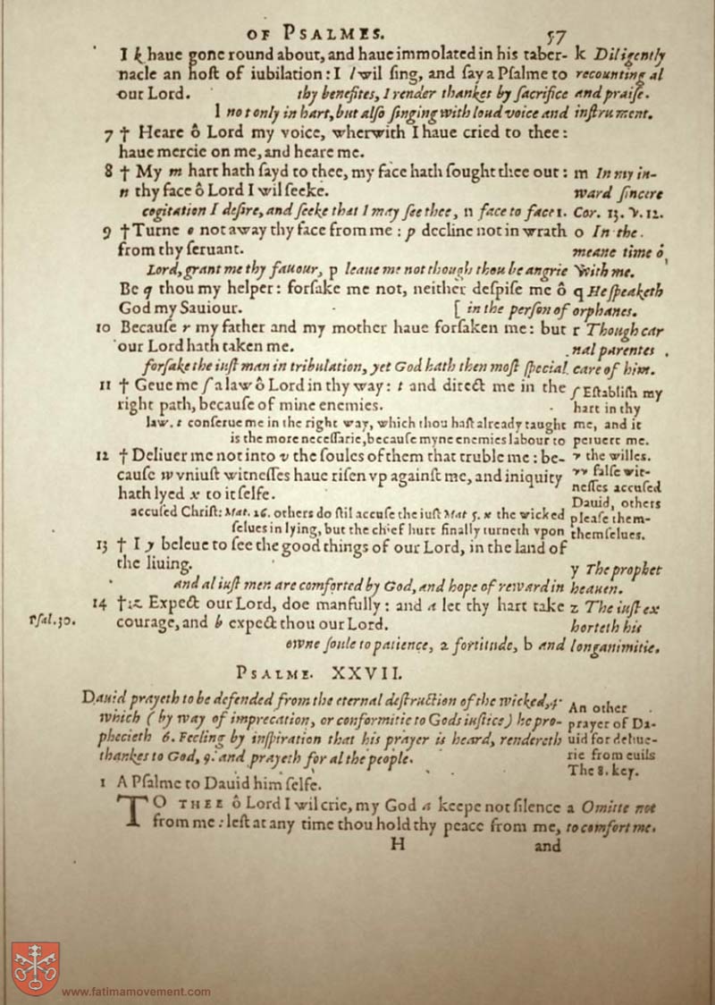 Original Douay Rheims Catholic Bible scan 1192