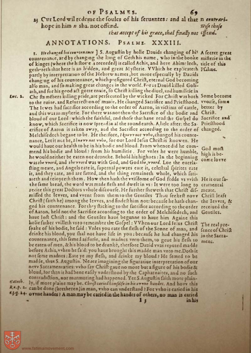 Original Douay Rheims Catholic Bible scan 1204