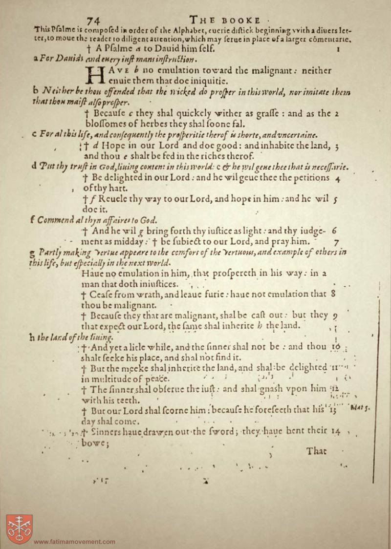 Original Douay Rheims Catholic Bible scan 1209