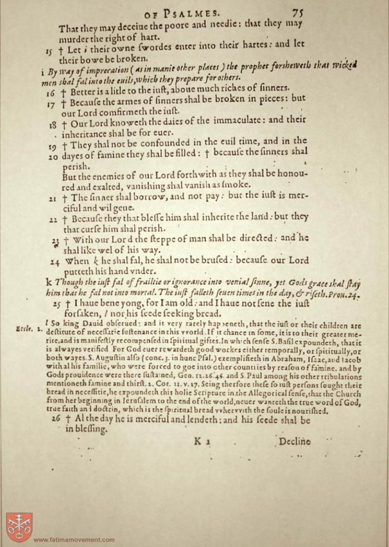 Original Douay Rheims Catholic Bible scan 1210