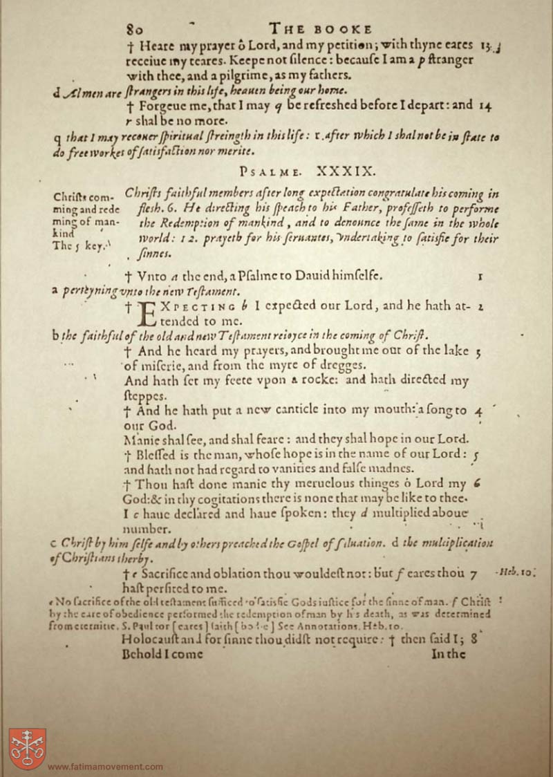 Original Douay Rheims Catholic Bible scan 1215