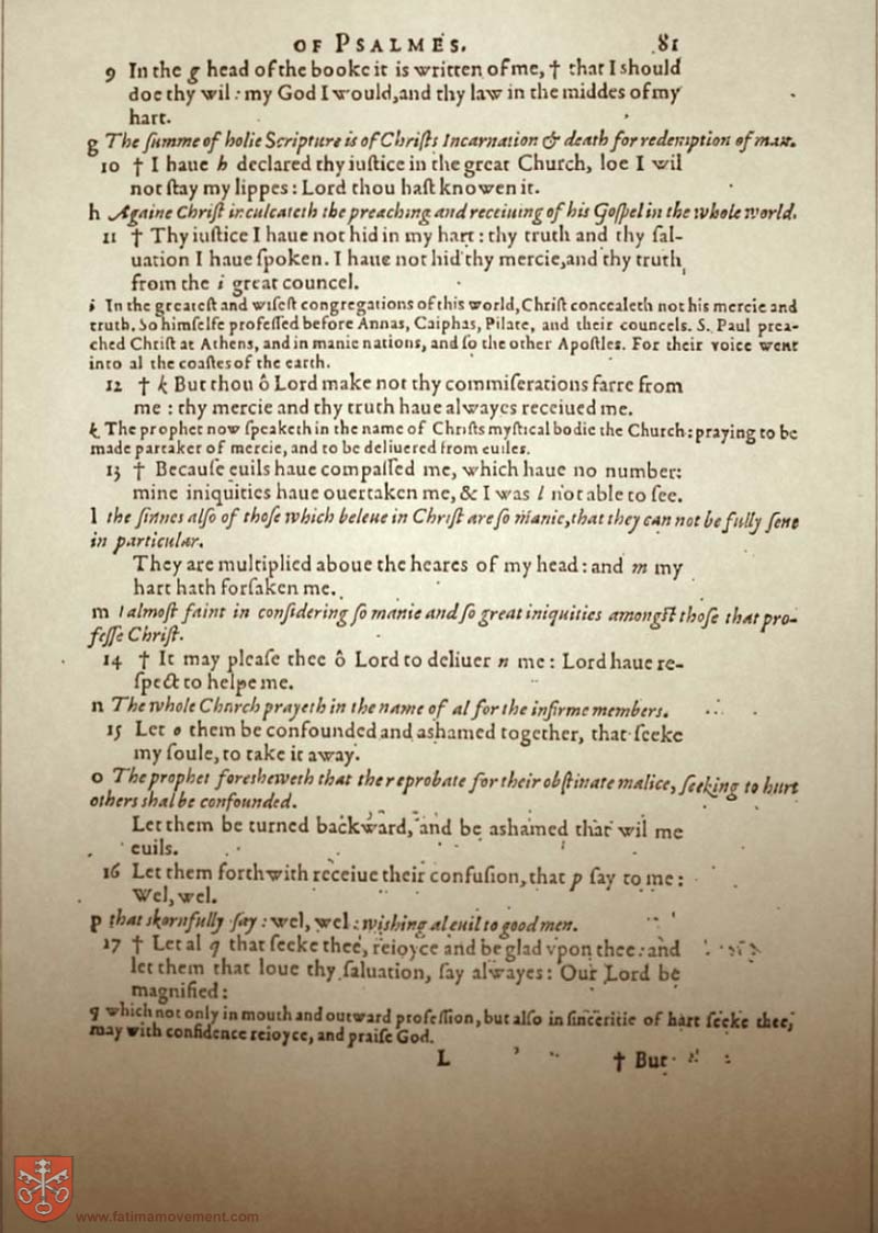Original Douay Rheims Catholic Bible scan 1216