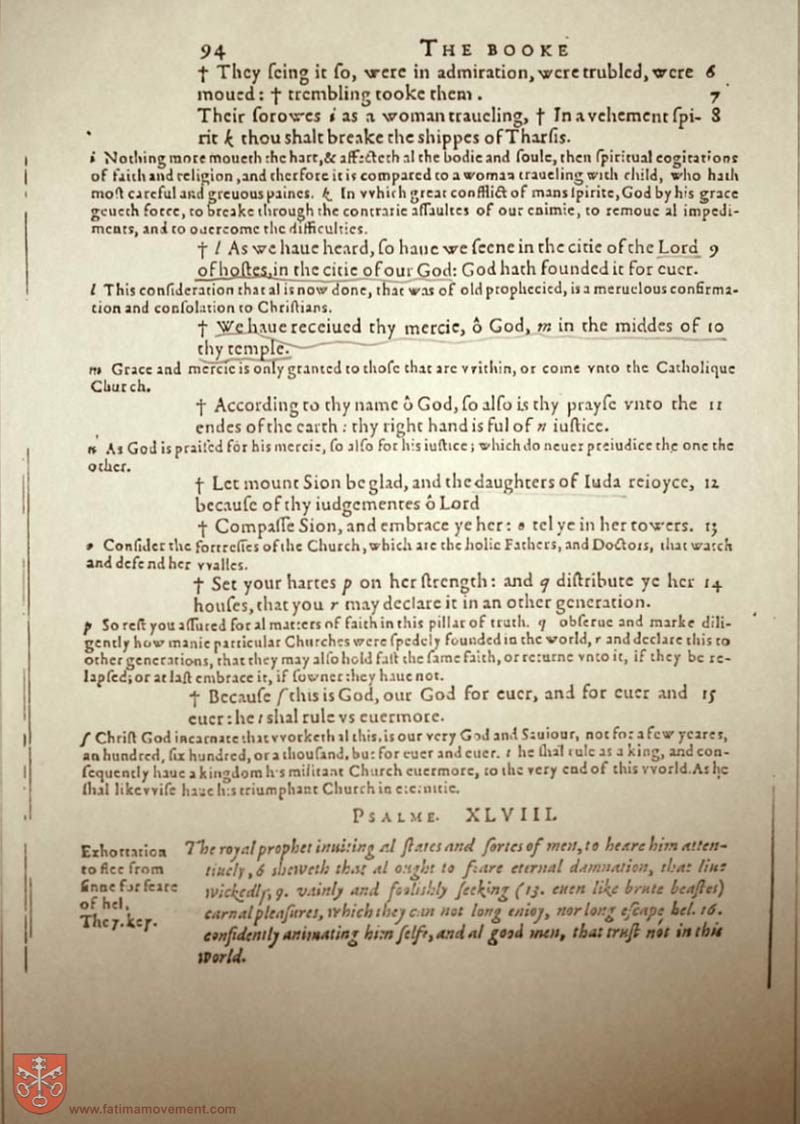 Original Douay Rheims Catholic Bible scan 1229