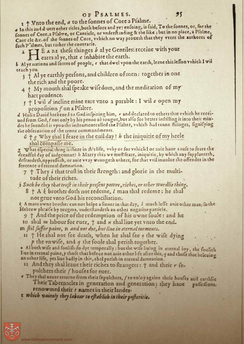 Original Douay Rheims Catholic Bible scan 1230