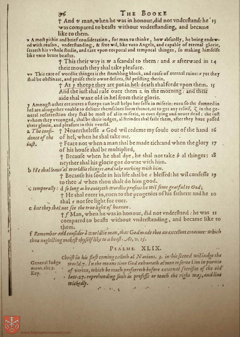 Original Douay Rheims Catholic Bible scan 1231