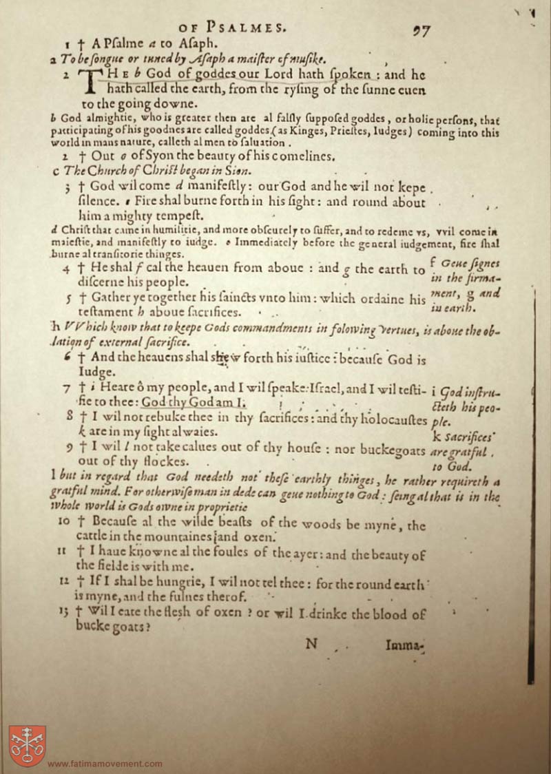 Original Douay Rheims Catholic Bible scan 1232