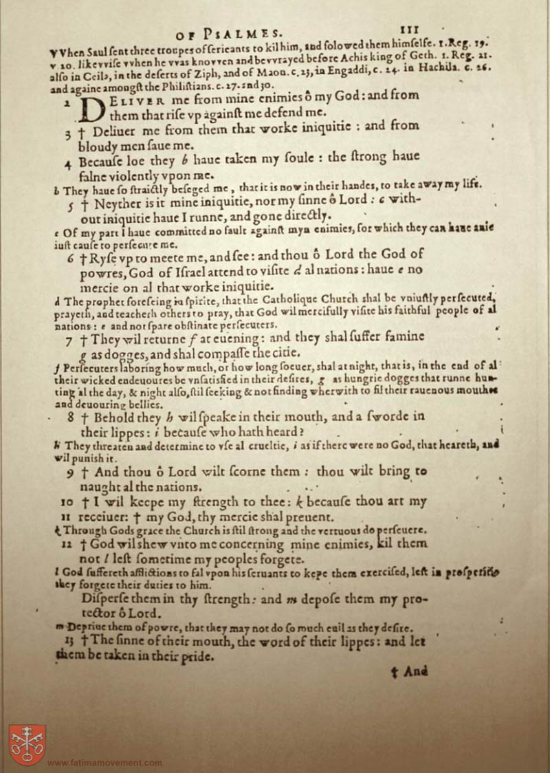 Original Douay Rheims Catholic Bible scan 1246