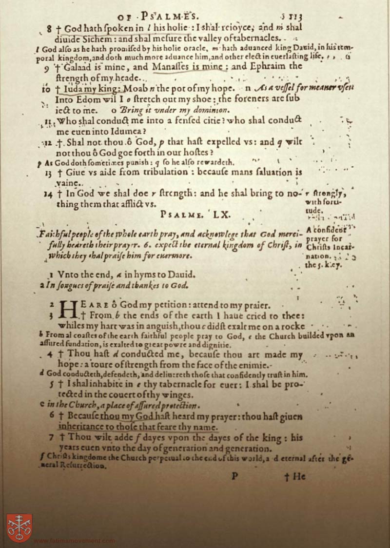 Original Douay Rheims Catholic Bible scan 1248