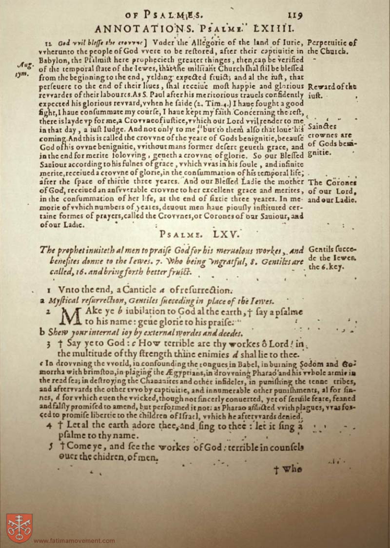 Original Douay Rheims Catholic Bible scan 1254
