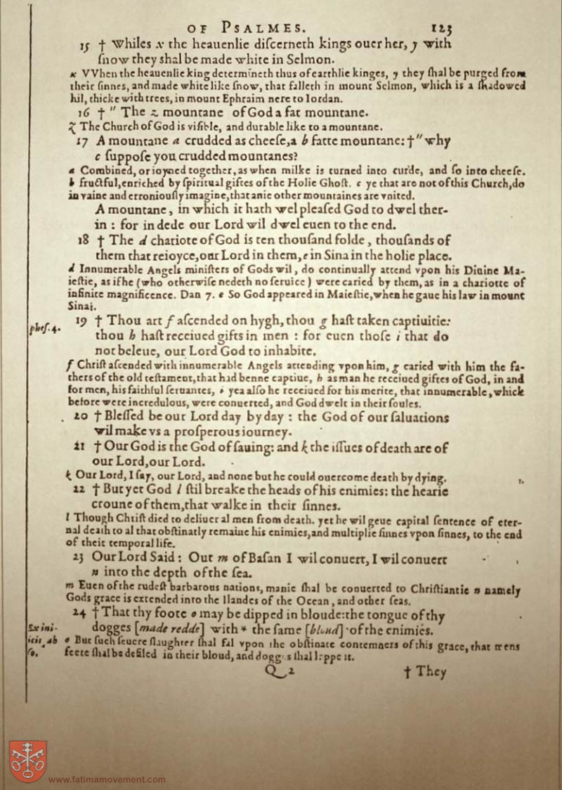 Original Douay Rheims Catholic Bible scan 1258